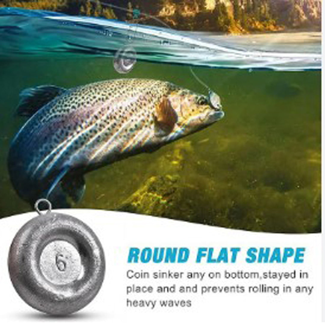 Coin Sinker Fishing Weights