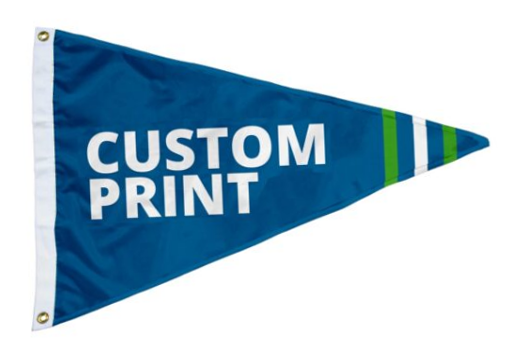 Custom Boat 12' x 18' Polyester Pennant Flag