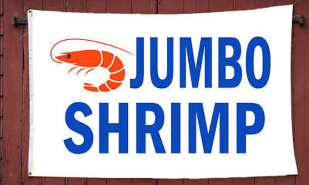 Jumbo Shrimp 3' x 5' Polyester Flag