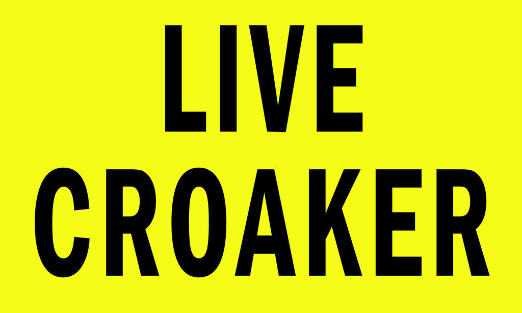 Live Croaker 3' x 5' Polyester Flag