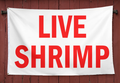 Live Shrimp 3' x 5' Polyester Flag