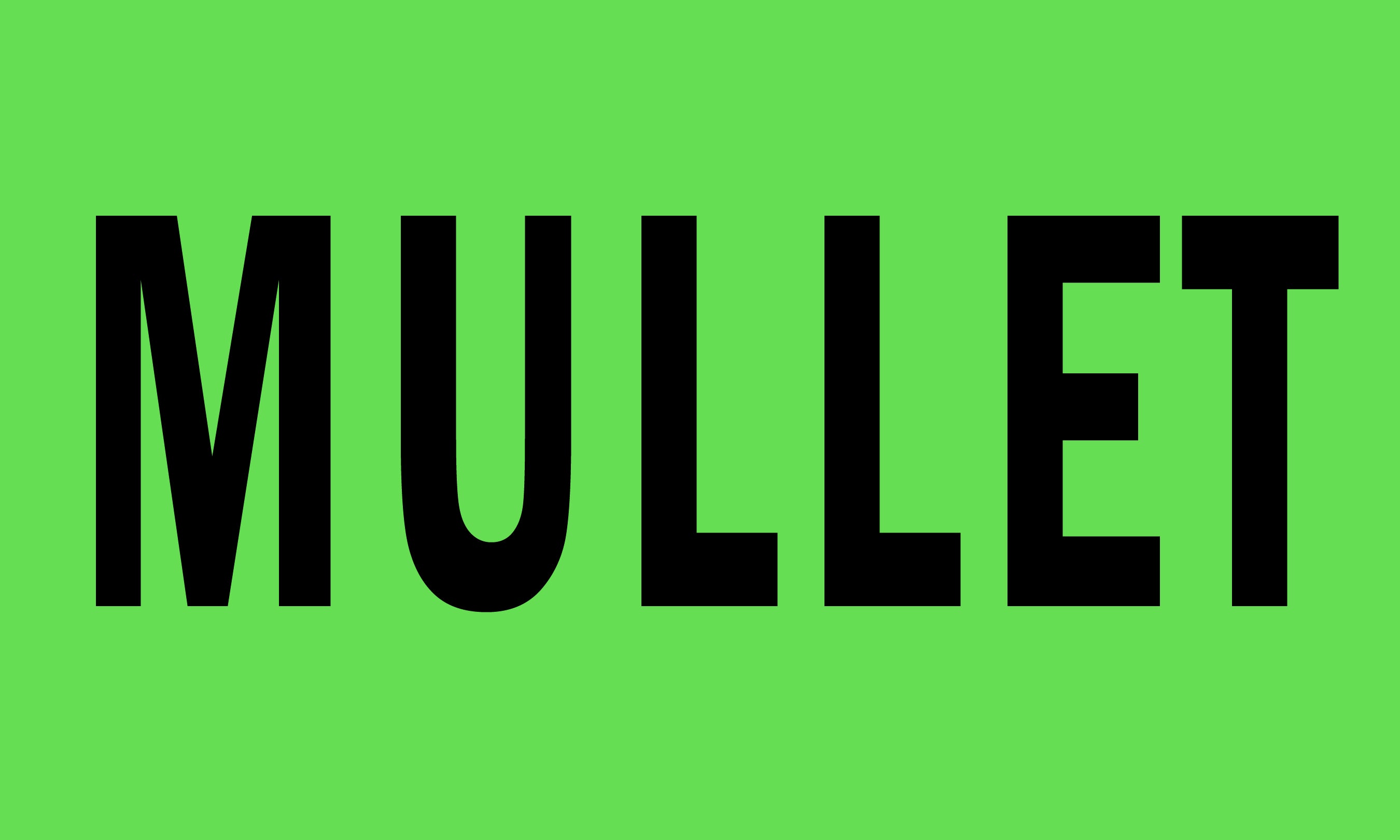 Mullet 3' x 5' Polyester Flag