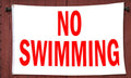 No Swimming 3' x 5' Polyester Flag