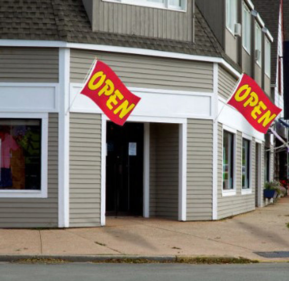 Open 3' x 5' Polyester Flag