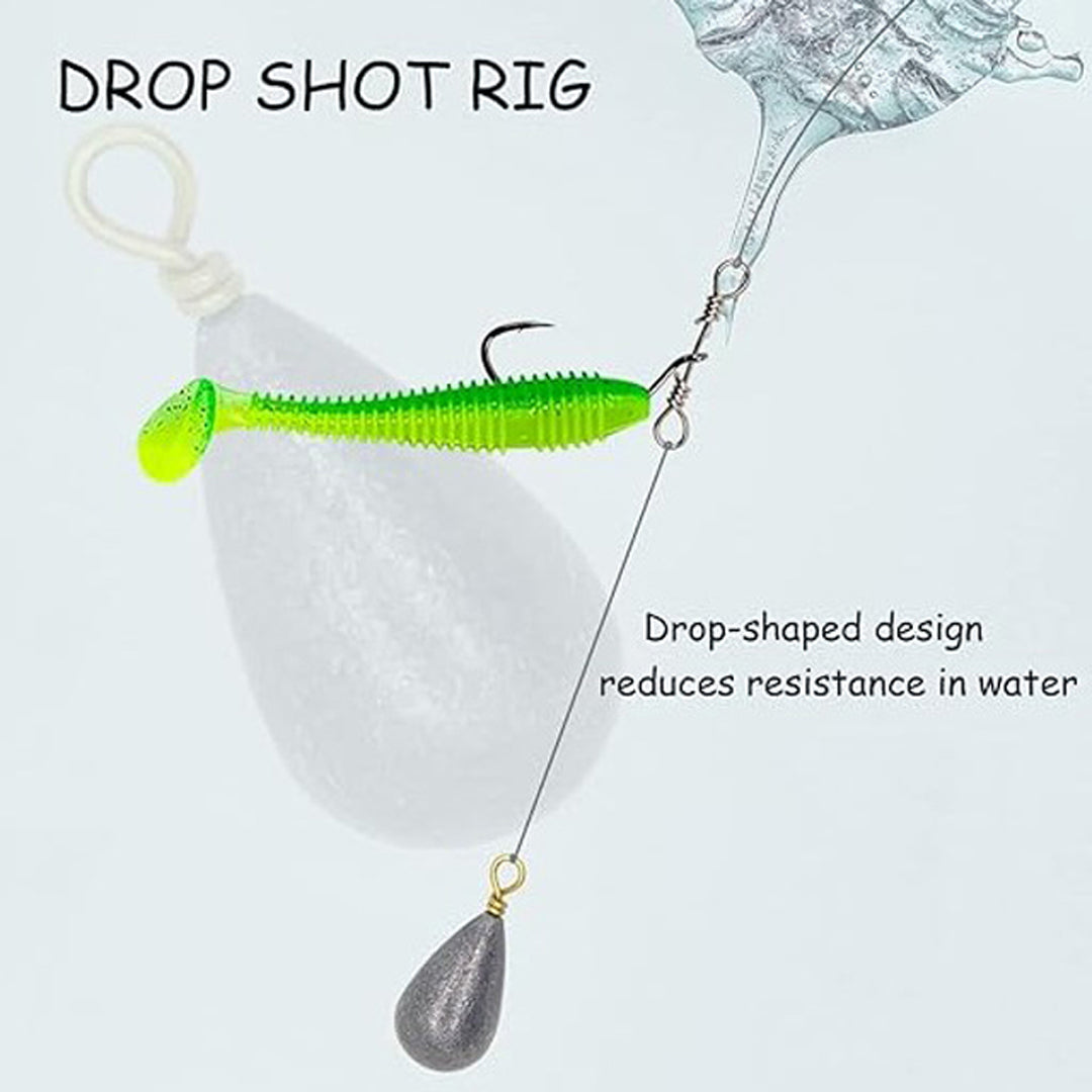 Pear Sinker Fishing Weights