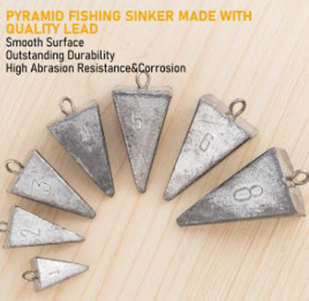 Pyramid Sinker Fishing Weights