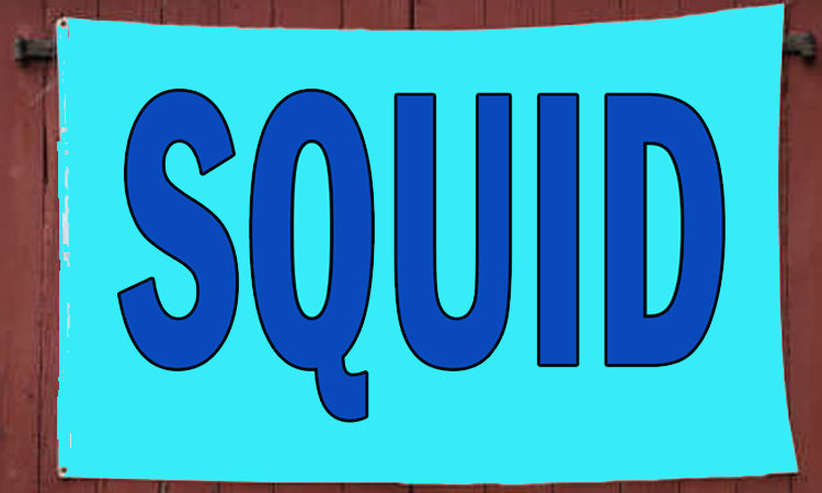 Squid 3' x 5' Polyester Flag